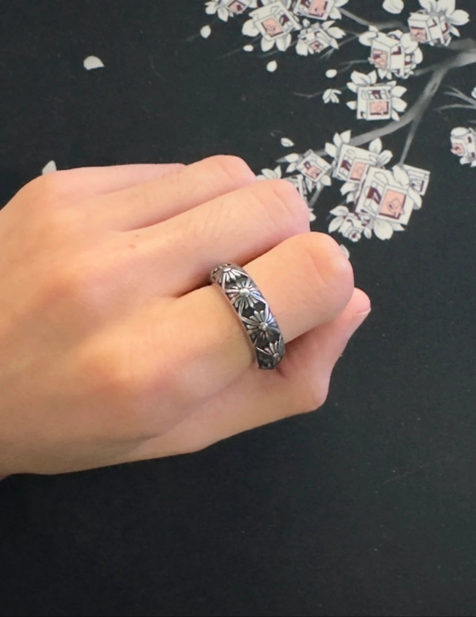 Y2k Chrome Hearts ring – photo 3